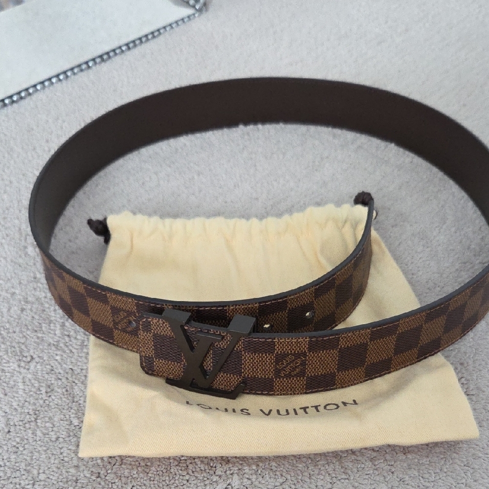 Louis Vuitton Brown Damier Belt  LIKE NEW!! - Picture 8 of 8